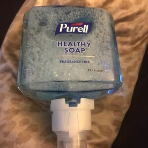 Blue Hand Soap with Pump Dispenser